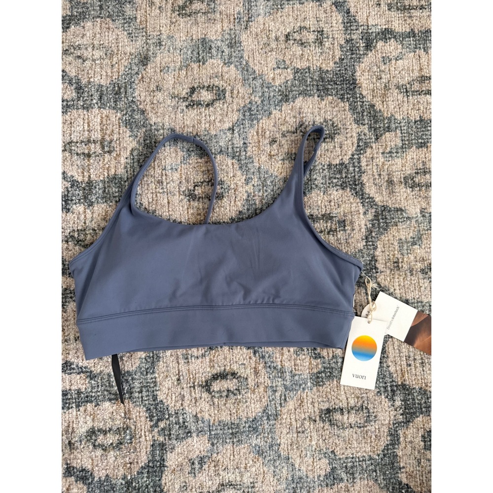 Vuori Yosemite Longline Bra in Mercury Size Large NWT